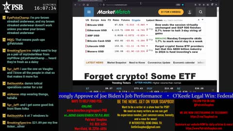 2021-12-09 15:00 EST - The Common Sense Show: with Derek & Janet