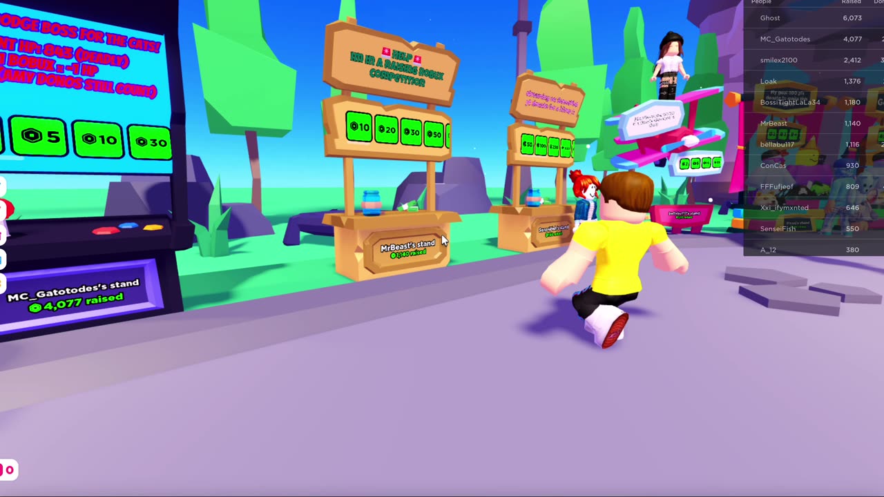 ROBLOX: PLS Donate Bots on the Move