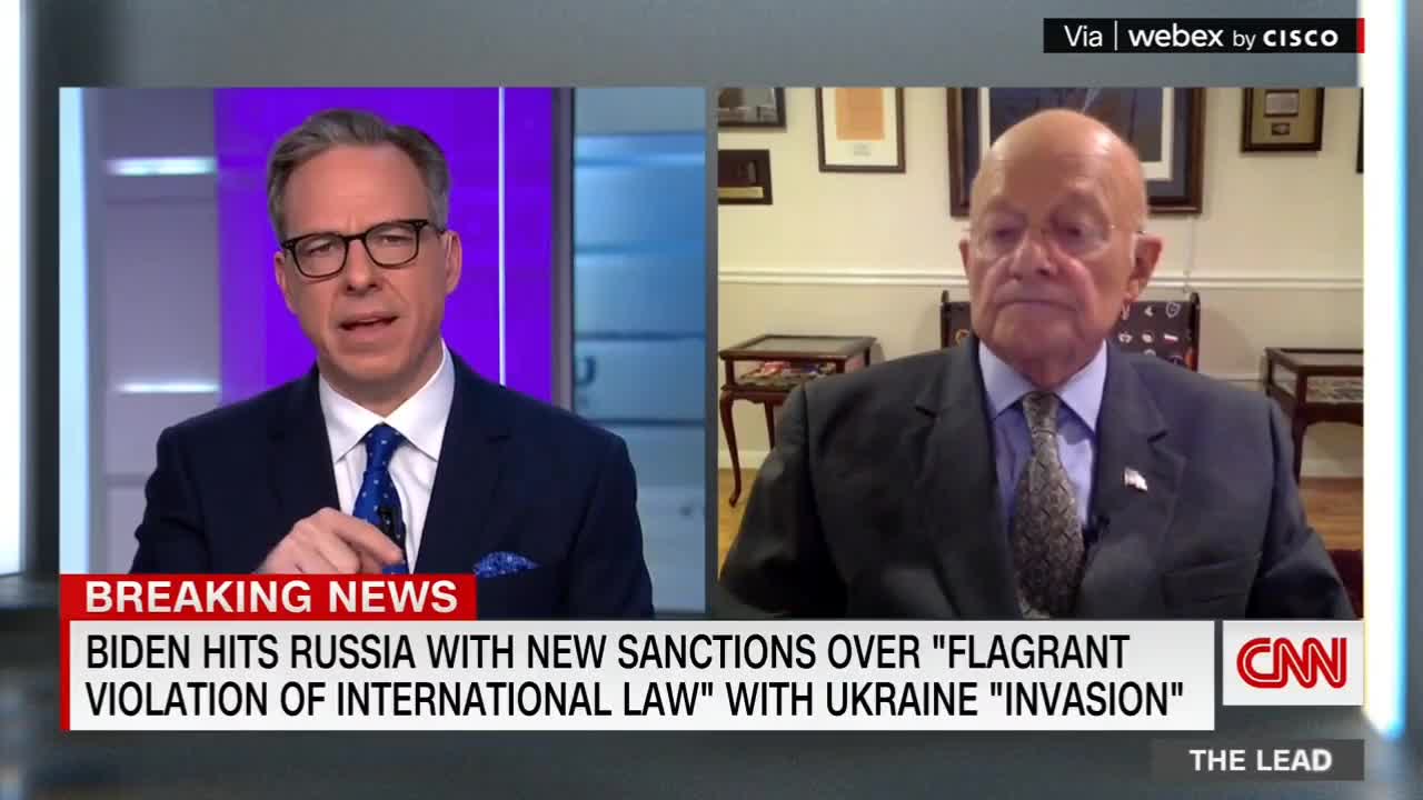 Fmr Obama DNI: I Wish We Were More Aggressive With Putin In 2014