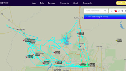 Bank of Utah Mormons still plane banging US60 - March 19th 2023