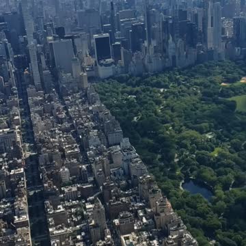 View of nyc from above