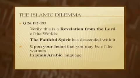 Kamal Azmy The Islamic Dilemma 03 Backgrounds of the Quran Ep2