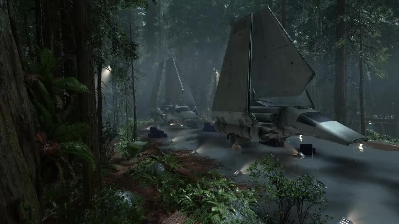 STAR WARS On RAINY ENDOR