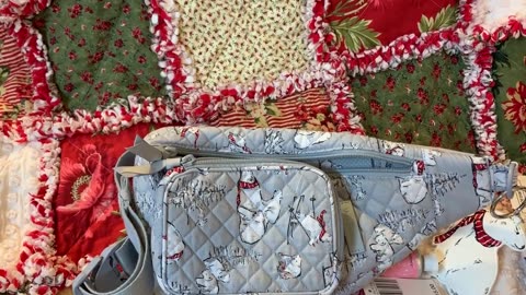 What's in my Vera Bradley Mini Sling Backpack Beary Merry