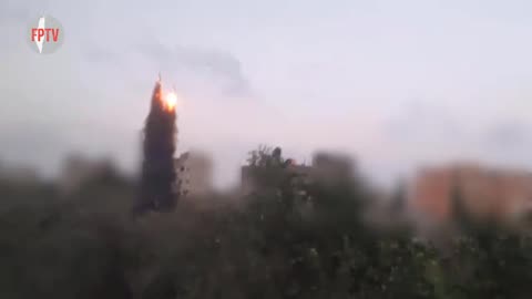 (EN) Al-Mujahideen Brigades (ex-Fatah) missiles on Netzarim, July 31, 2024.