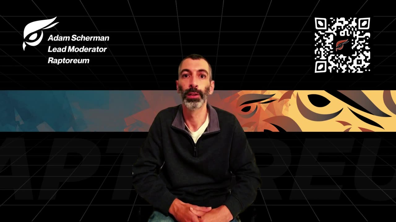 Adam Scherman, Lead Moderator - Team RTM 2023 Raptoreum Intro Video