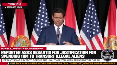 FL Governor Was Asked To Defend Unauthorized Alien Transport Program