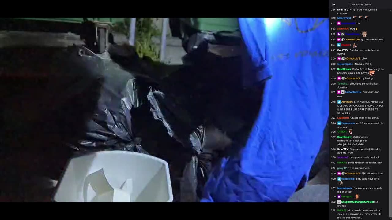 2023-04-11 (6bis.1) - Les poubelles, un peu saoulé - Twitch Decheterie (version avec chat)