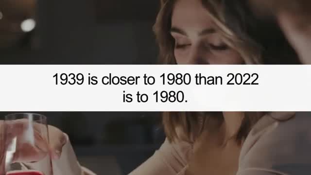 1939 is closer to 1980 than 2022 is to 1980. #shorts