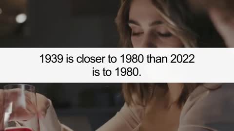 1939 is closer to 1980 than 2022 is to 1980. #shorts
