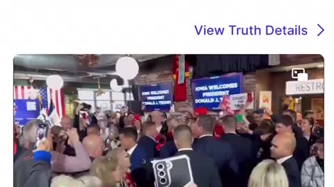 President Trump meets supporters at Ankeny, Iowa