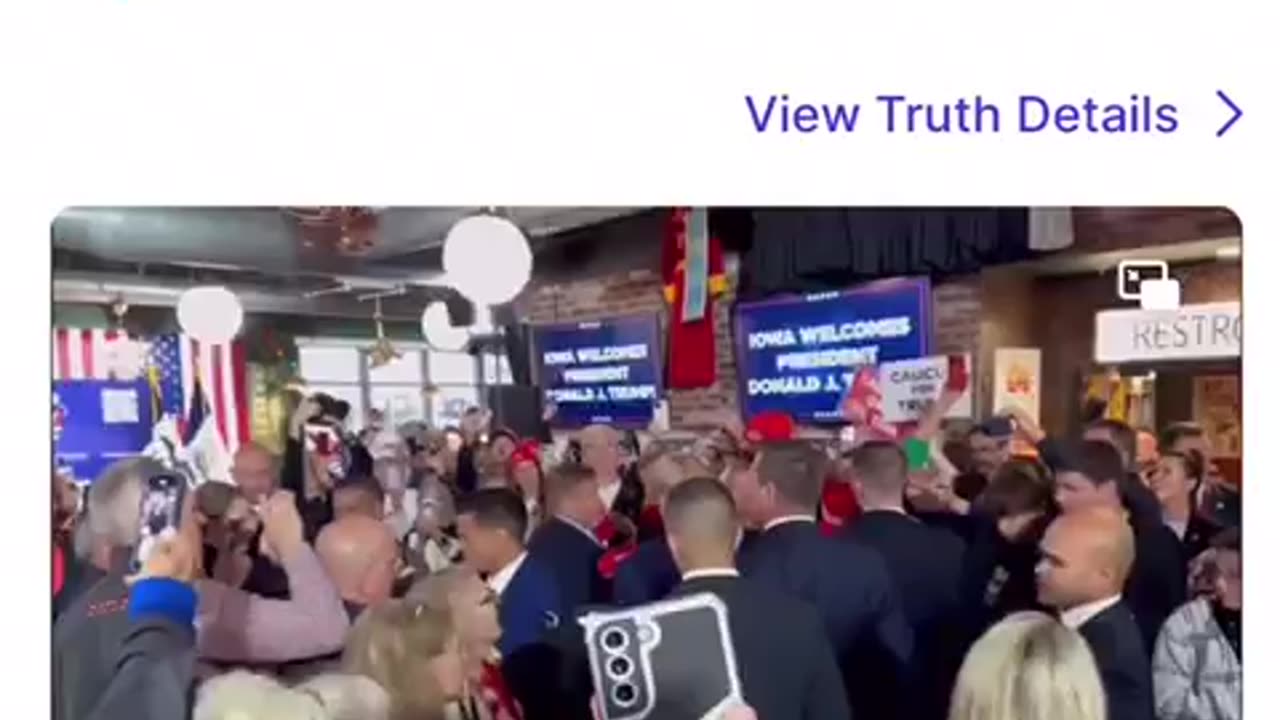 President Trump meets supporters at Ankeny, Iowa