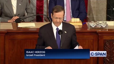 Israel's President Calls Out "Squad" Democrats During Speech to Congress