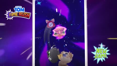 🌟🎮 Angela Plays a NEW GAME! Talking Tom Time Rush (Gameplay)