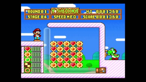 [SNES] Yoshi's Cookie #retrogaming #snes #nedeulers #supernintendo #yoshiscookie