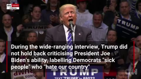 'He's worse mentally': Donald Trump slams 'crooked' Joe Biden in Tucker Carlson special