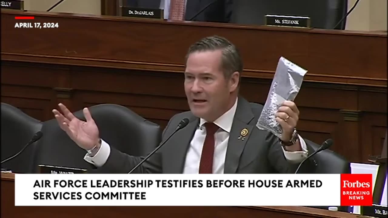 VIRAL MOMENT: Michael Waltz Confronts Air Force Officials With Staggeringly Expensive Components