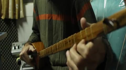 Beautiful and modern playing of setar