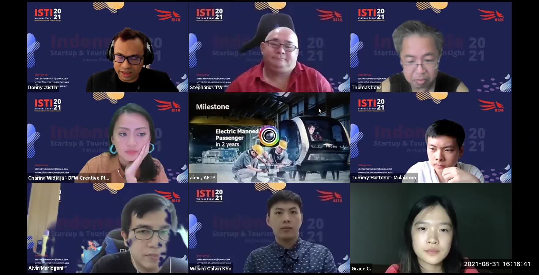 Road to Indonesia Startup & Tourism Insight 2021 (31 Aug, Part-1)