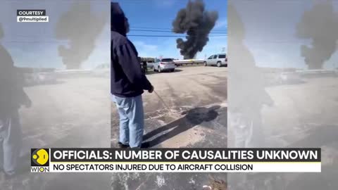 Two World War II-era planes collide in Texas; number of causalities still unknown, say officials/2