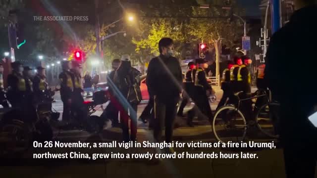 Shanghai protesters call for change at vigil