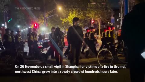 Shanghai protesters call for change at vigil