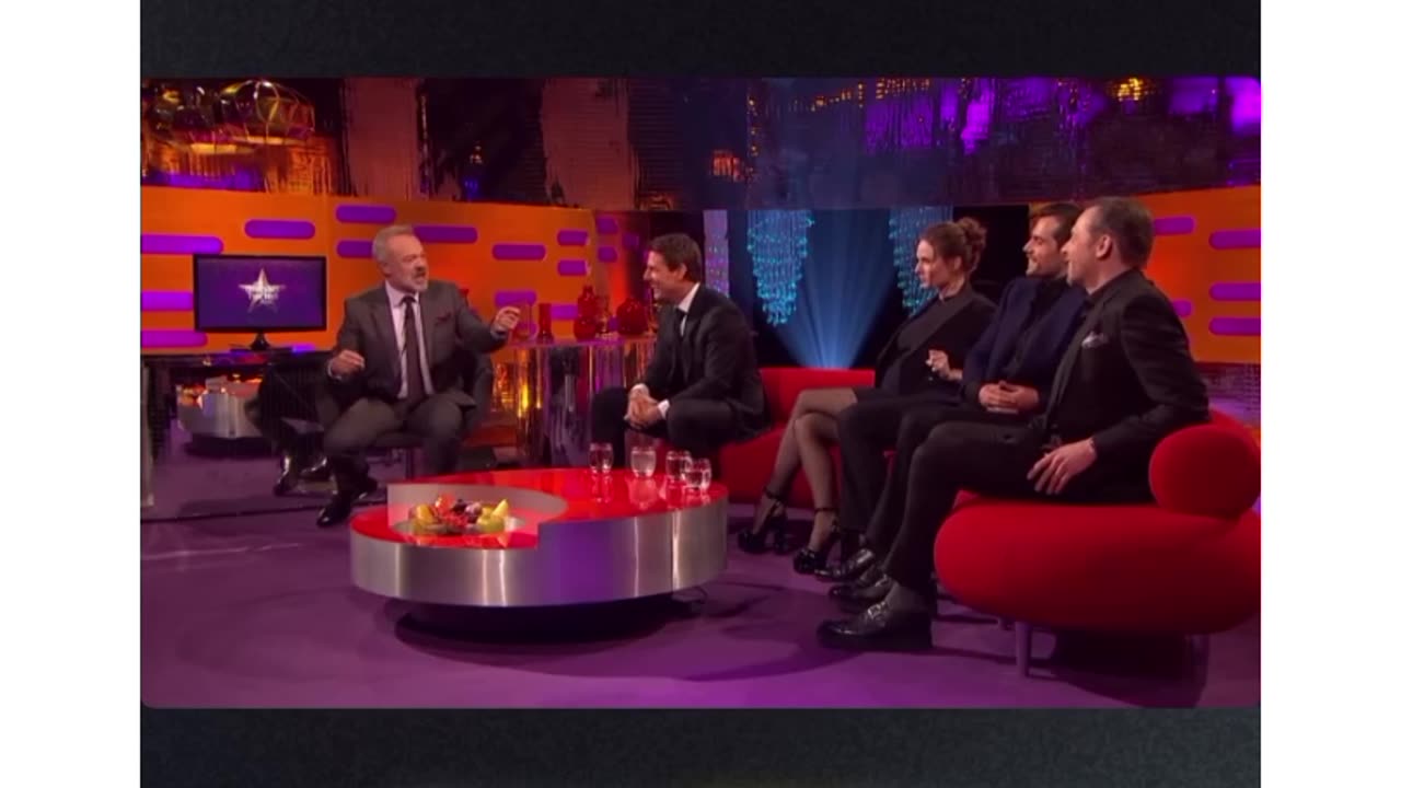 Tom Cruise/Graham Norton Show /Behind the Scenes Footage of yhe Stunt/Celebrities show/ Actors/Viral