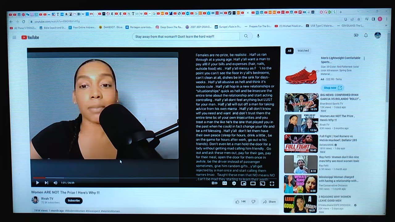 STAY AWAY FROM THAT WOMAN!! DON'T LEARN THE HARD WAY!!- GMSDECLARINGTHEEND