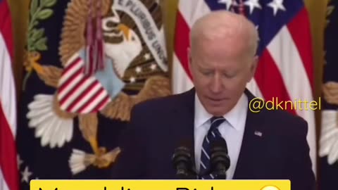 Mumbling Incoherent Joe Biden
