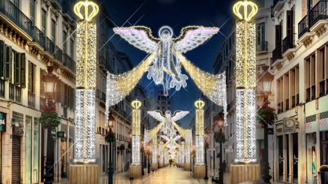 Las luces de navidad en Málaga.