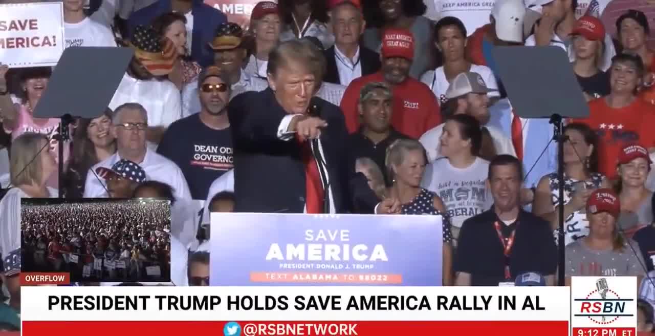 Trump at Alabama rally: “Everything woke turns to shit!.”