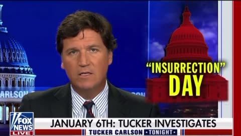 Tucker Carlson says the Jan 6 footage directly contradicts what we’ve been told.