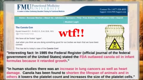 RAPSEED & CANOLA OIL HOW SAFE IS IT REALLY?