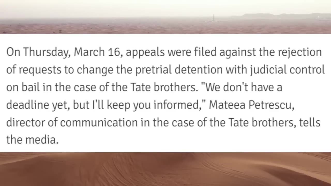 Andrew Tate RELEASE On Hold (New Update)
