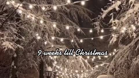 9 weeks till Chistmas