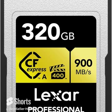 Lexar 320GB Professional CFexpress Type A GOLD Series Memory Card