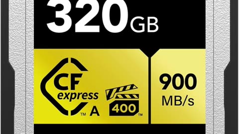 Lexar 320GB Professional CFexpress Type A GOLD Series Memory Card