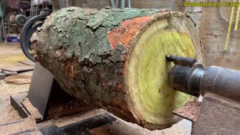 Amazing Woodturning Crazy - Great Hand Crafting Skills On Wood Lathe