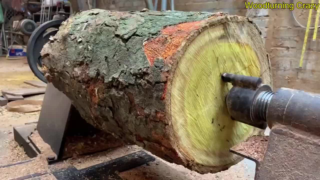 Amazing Woodturning Crazy - Great Hand Crafting Skills On Wood Lathe