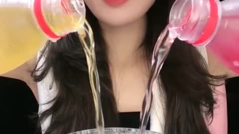 asmr Mukbang ice eating sounds
