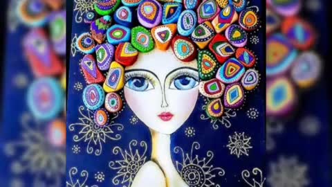 Creative fantastic ise of pebble & stone for painting for beginners