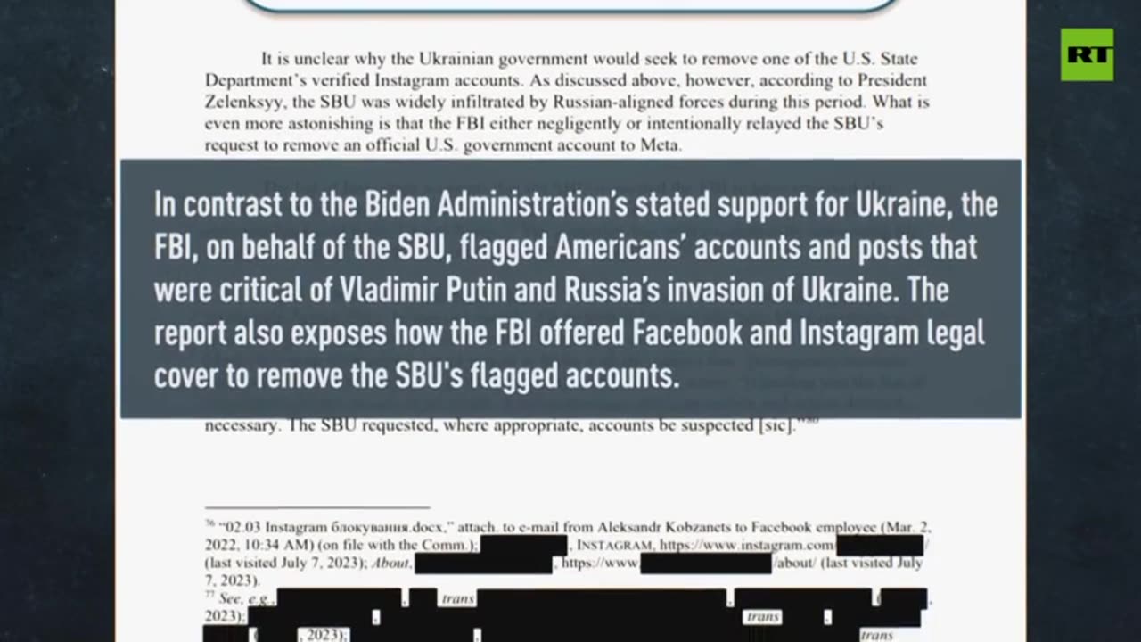 FBI colluded with Ukraine's Security Service to censor speech