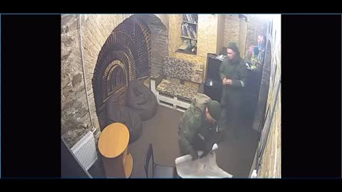 Old movie. Russian soldiers