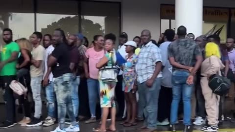 Illegal alliant at a Lauderdale Lakes driver licenses office.