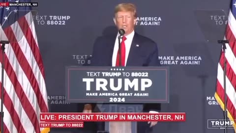 Trump mocks "sleepy Joe" during his last meeting.