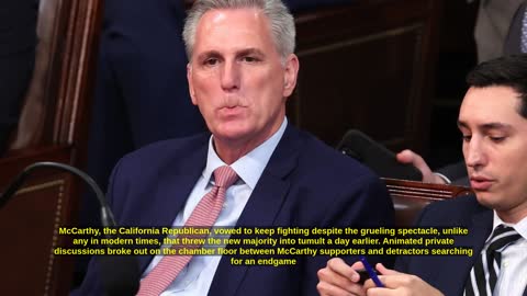 McCarthy rejected for House speaker with GOP in disarray