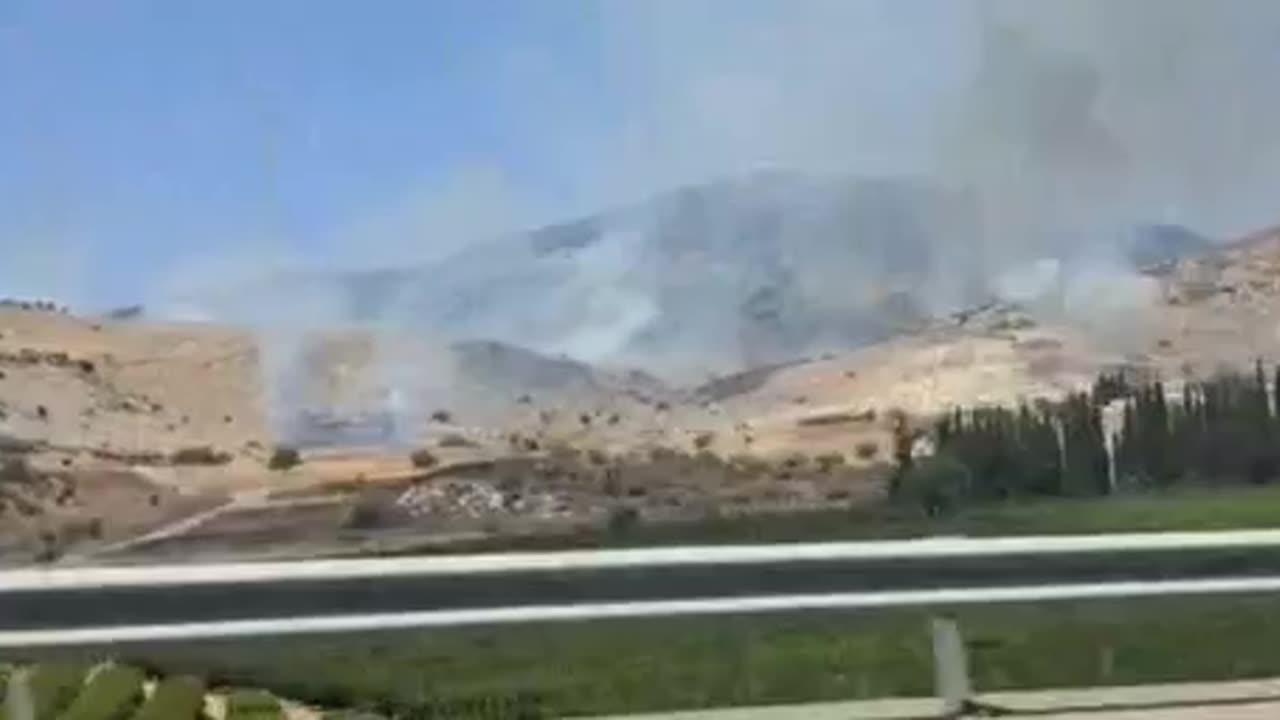 Northern Israel is on fire