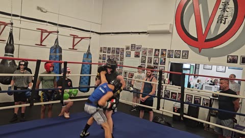 Joey sparring Joey. 8/20/24