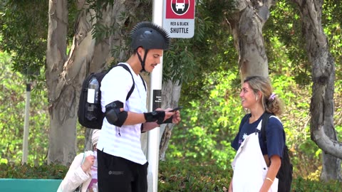 Picking Up Girls On Roller-Skates!!