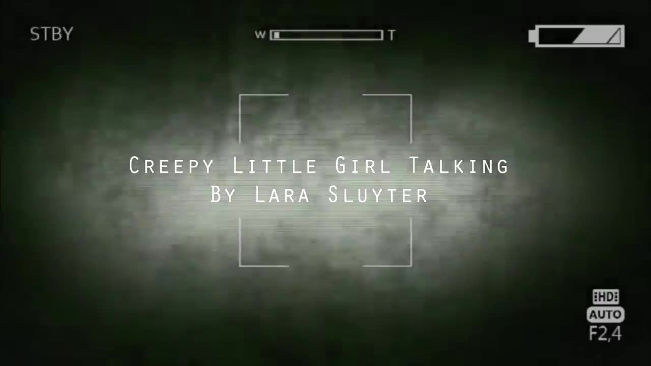 Creepy Little Girl Talking, Singing, Whispering | Scary Horror Sounds